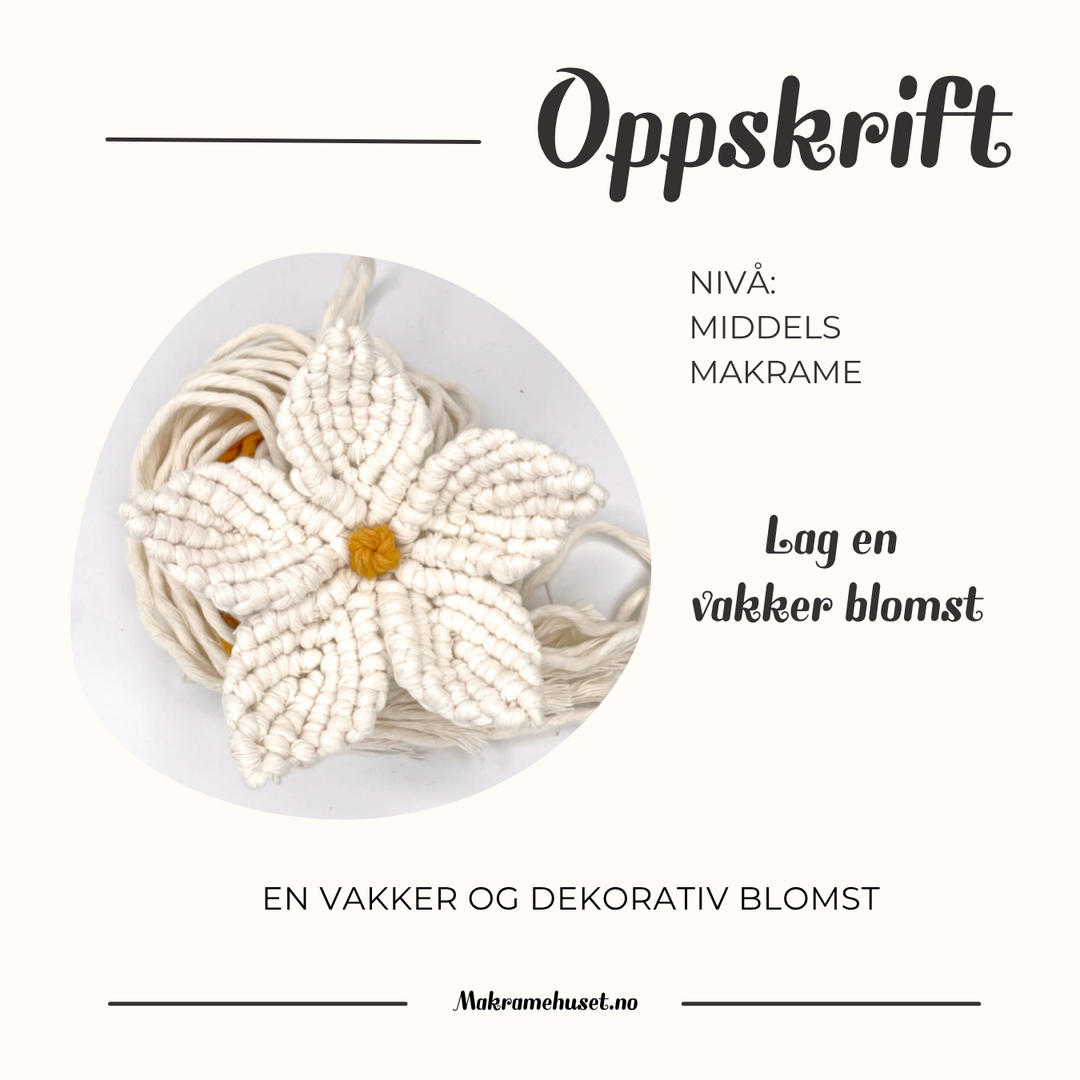 Oppskrift Blomst