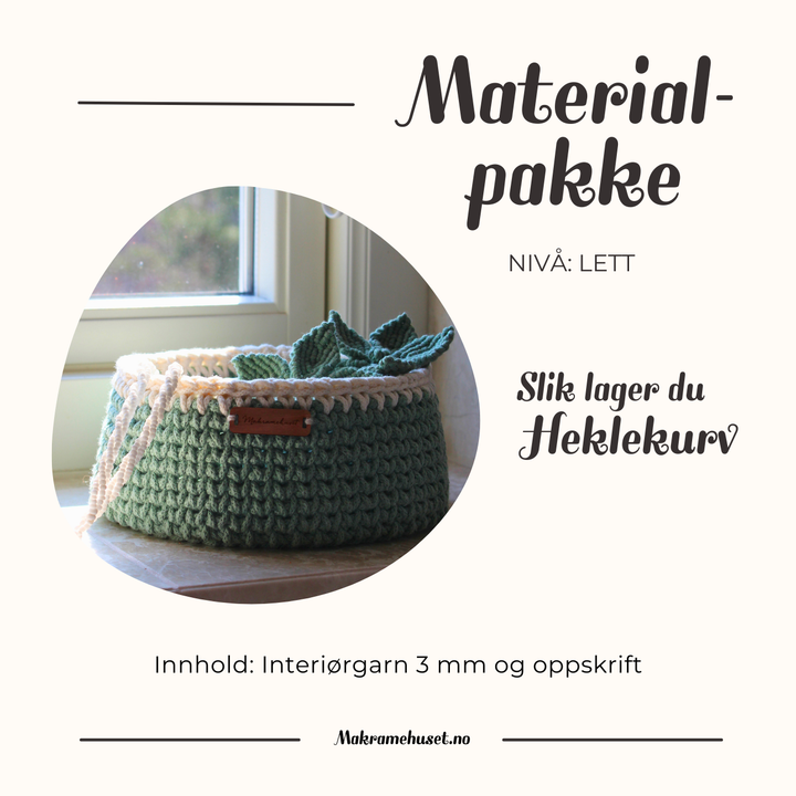 Materialpakke Kurv