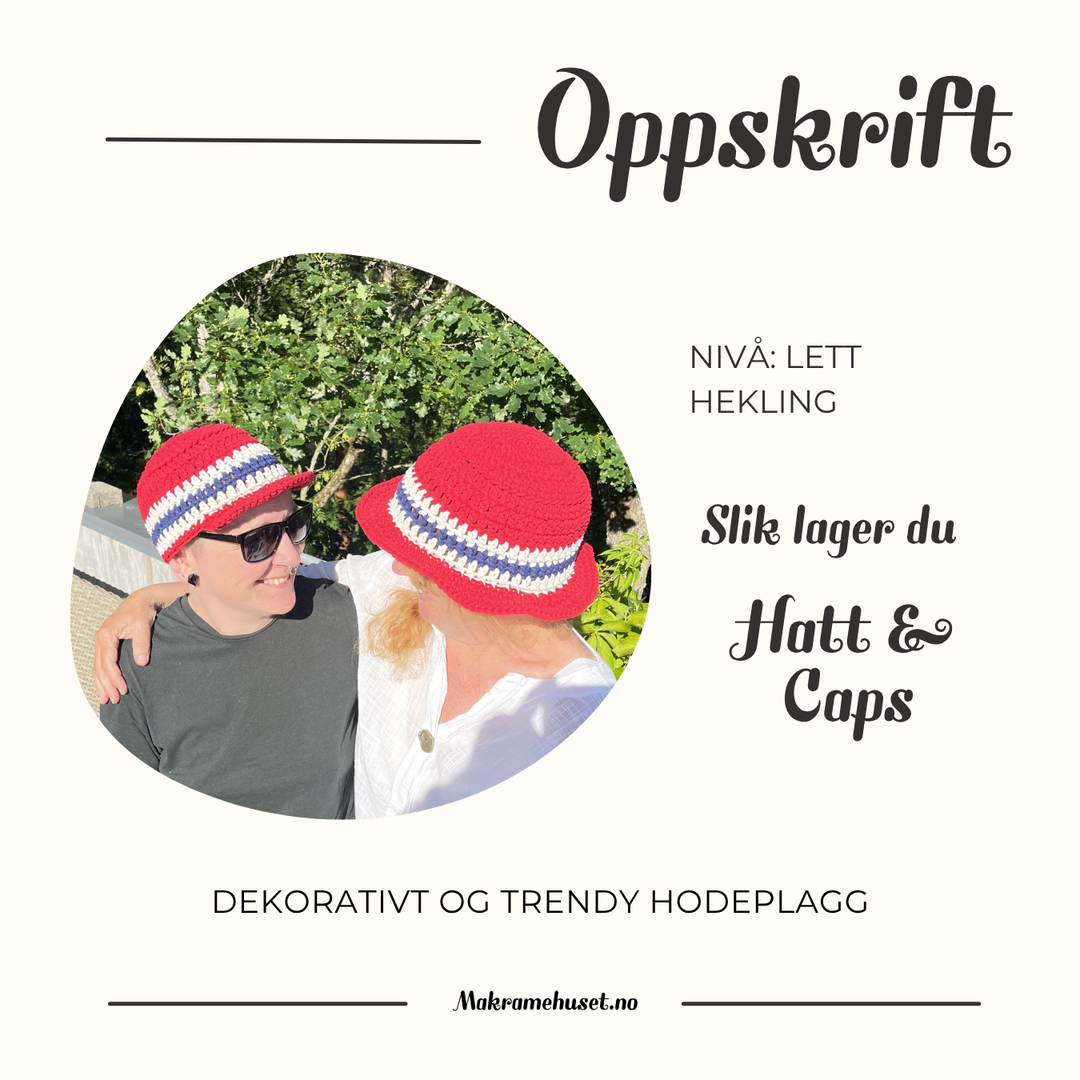 Oppskrift Hatt & Caps