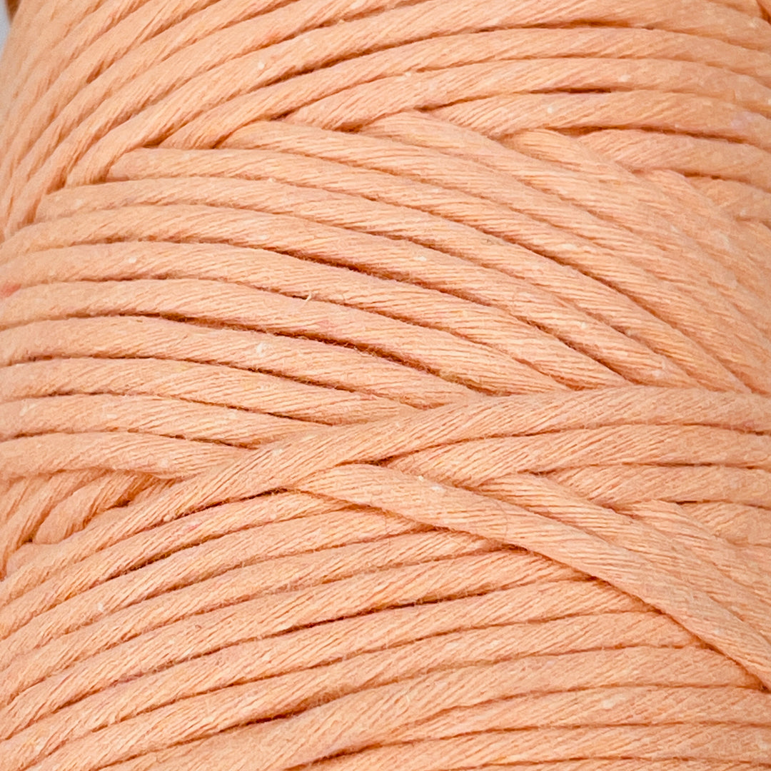 Singel tvinnet 3mm Fersken
