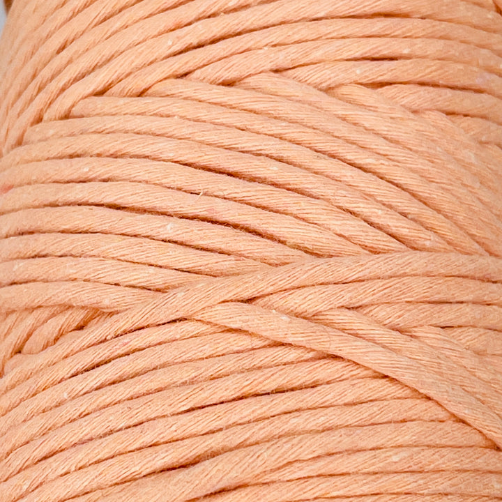 Singel tvinnet 3mm Fersken